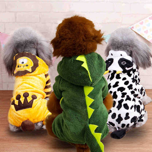 Dog Pet Costumes for Autumn and Winter Seasons